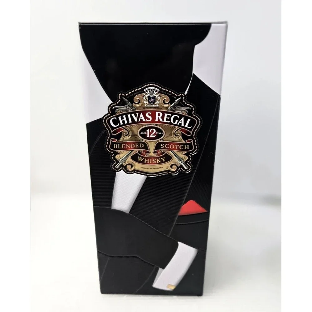 Chivas Regal Blended Scotch Whisky Made for Gentlemen Ltd Edition Tin Empty 2013
